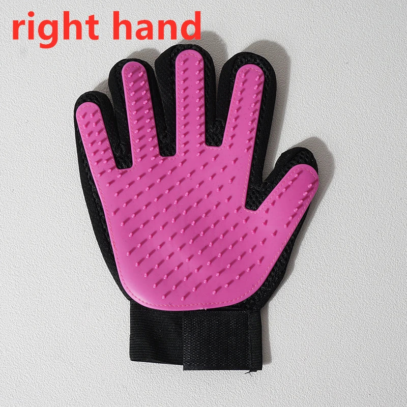 Pet Hair Glove Comb Pet Dog Cat Grooming Cleaning Glove Deshedding Hair remover Massage Brush Animal Supplies Cat Accessoies