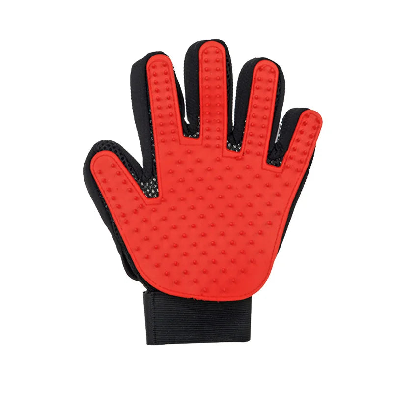 Pet Deshedding Brush Silicone Grooming Gloves Cat Dog Hair Remover Pet Comb Gloves Cleaning Hair Removal Shedding Supplies