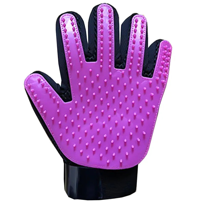 Pet Deshedding Brush Silicone Grooming Gloves Cat Dog Hair Remover Pet Comb Gloves Cleaning Hair Removal Shedding Supplies