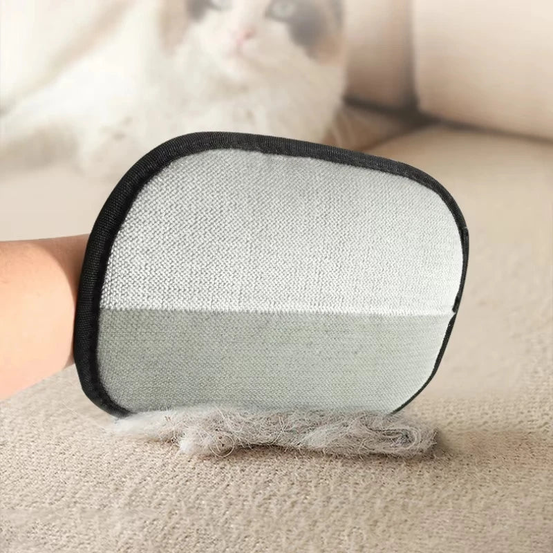 Pet Hair Remover Glove Brush Portable Washable Clothes Hair Dehairing Gloves Pet Dedusting Cleaning Tool Products
