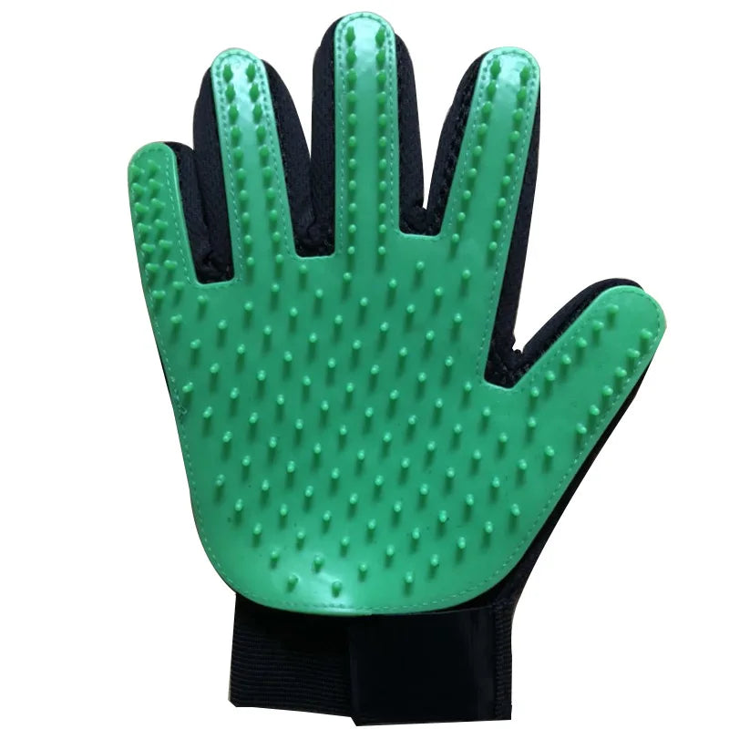 Pet Deshedding Brush Silicone Grooming Gloves Cat Dog Hair Remover Pet Comb Gloves Cleaning Hair Removal Shedding Supplies
