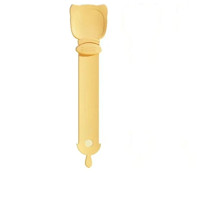 Cat Strip Feeder Spoon Long Handle Cat Food Strip Squeezer Pet Meat Mud Food Squeeze Treat Dispense Spoon For Cats Pet Supplies