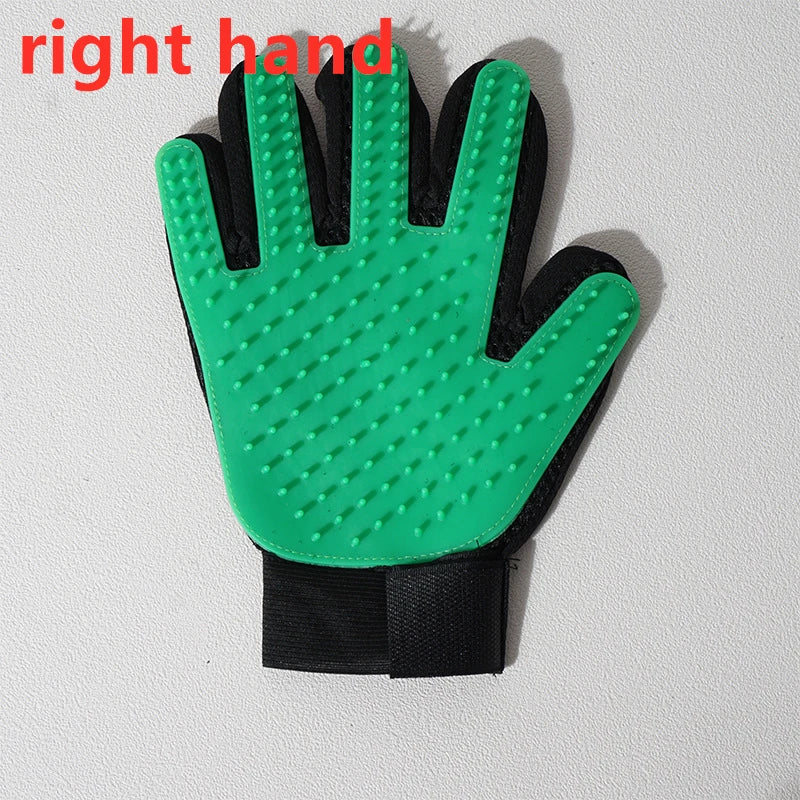 Pet Hair Glove Comb Pet Dog Cat Grooming Cleaning Glove Deshedding Hair remover Massage Brush Animal Supplies Cat Accessoies