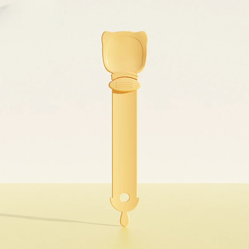 Cat Strip Feeder Spoon Long Handle Cat Food Strip Squeezer Pet Meat Mud Food Squeeze Treat Dispense Spoon For Cats Pet Supplies