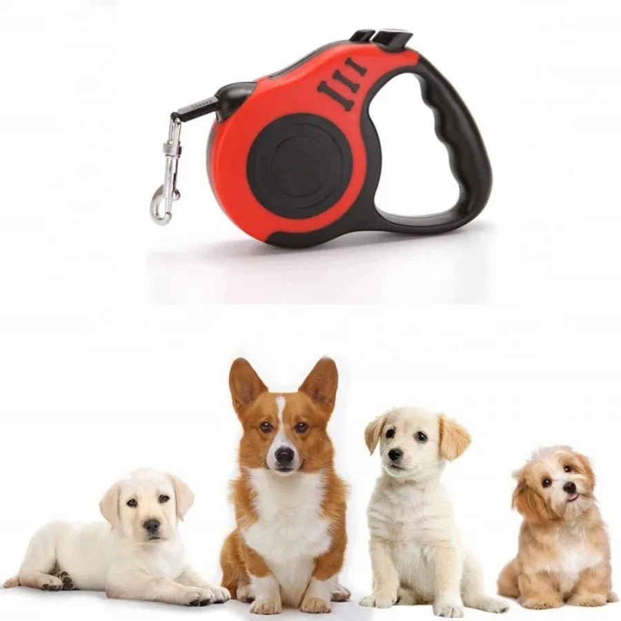 Automatic retractable towing rope for cats, dogs, and other pets to go out and play, upgraded to be more portable