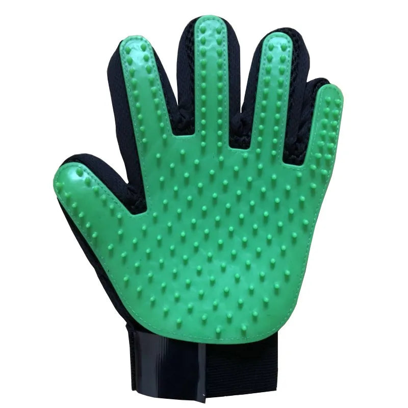 Pet Deshedding Brush Silicone Grooming Gloves Cat Dog Hair Remover Pet Comb Gloves Cleaning Hair Removal Shedding Supplies