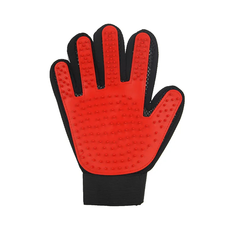 Pet Deshedding Brush Silicone Grooming Gloves Cat Dog Hair Remover Pet Comb Gloves Cleaning Hair Removal Shedding Supplies