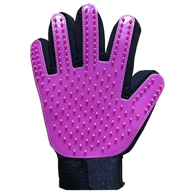 Pet Deshedding Brush Silicone Grooming Gloves Cat Dog Hair Remover Pet Comb Gloves Cleaning Hair Removal Shedding Supplies