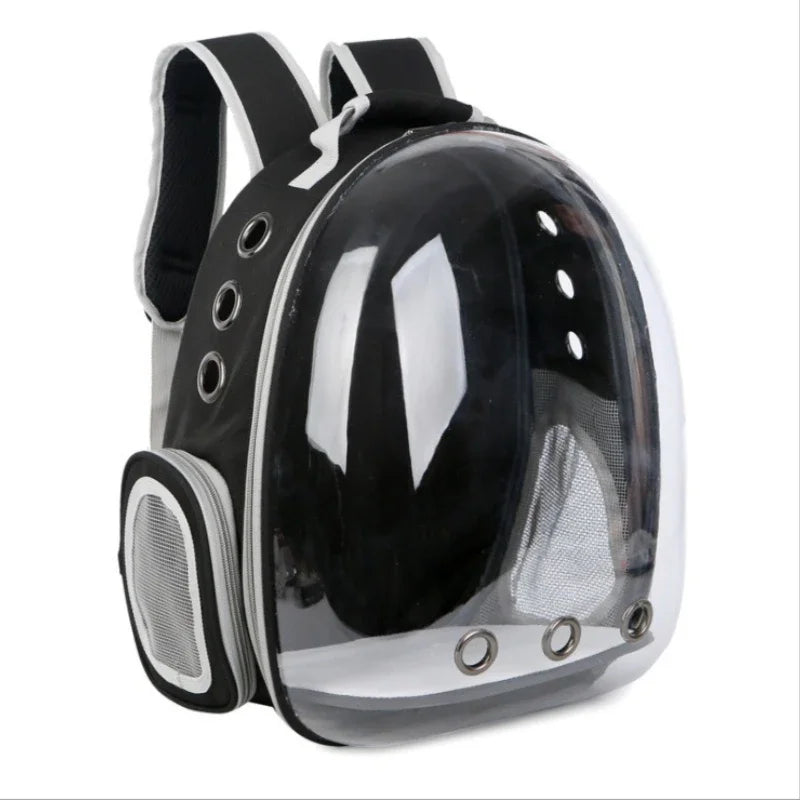 Premium Transparent Breathable SpaceCapsule Pet Backpack Lightweight Portable Soft Carrier Bag for Cats Dogs Travel Outdoor