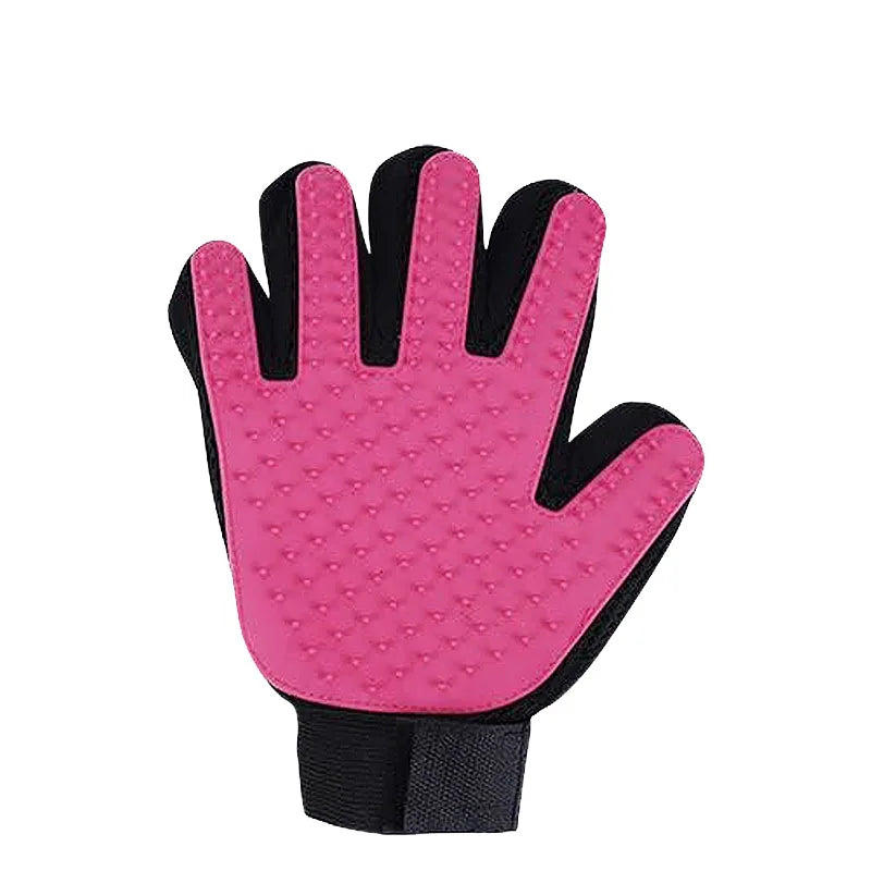 Pet Deshedding Brush Silicone Grooming Gloves Cat Dog Hair Remover Pet Comb Gloves Cleaning Hair Removal Shedding Supplies