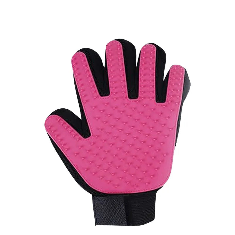 Pet Deshedding Brush Silicone Grooming Gloves Cat Dog Hair Remover Pet Comb Gloves Cleaning Hair Removal Shedding Supplies