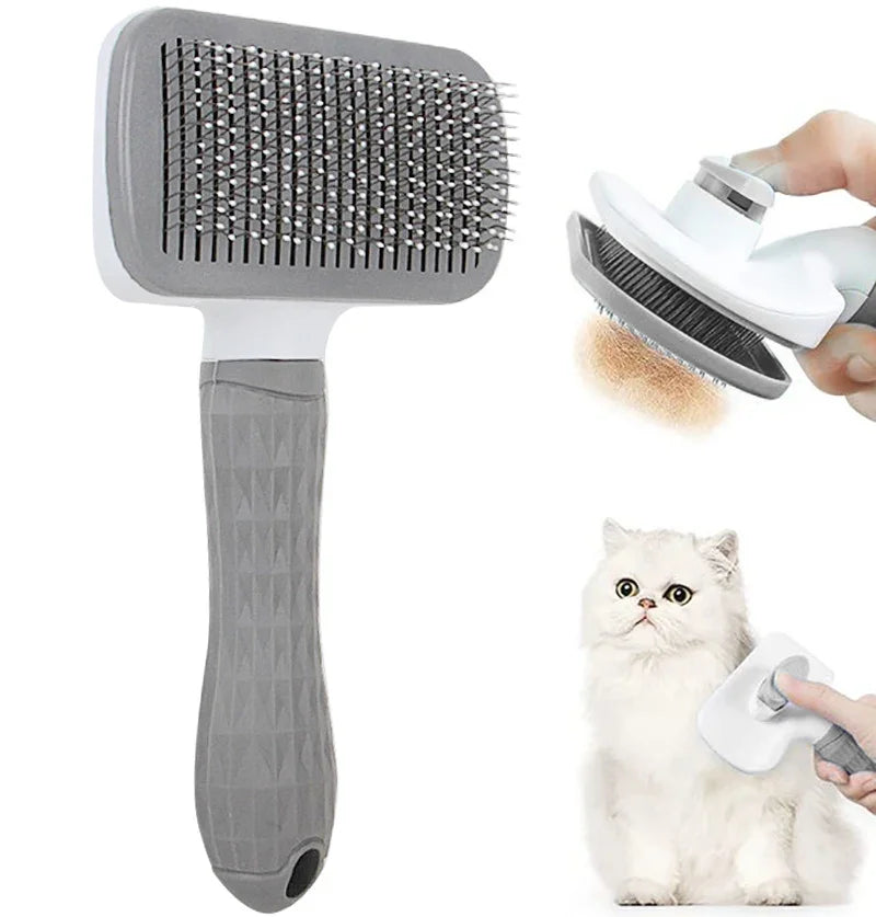 Pet Dog Hair Brush Cat Comb Grooming And Care Cat Brush Plastic Comb For Long Hair Dogs Cleaning Pets Dogs Accessories ﻿